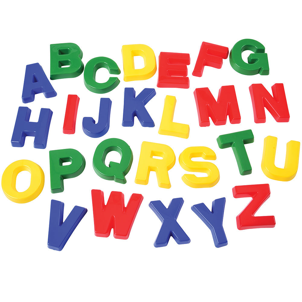 Alphabet Sand Molds – 26 Plastic Uppercase Letter Molds for Sensory Play