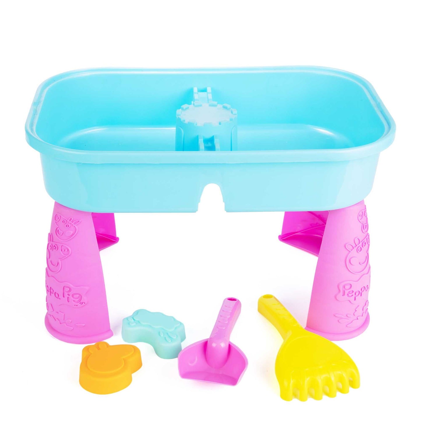 Peppa Pig Sand & Water Table - Includes Spade, Rake & Sand Moulds