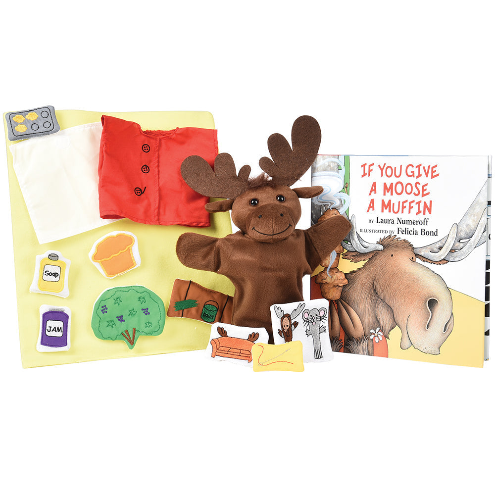 If You Give A Moose A Muffin Puppet, Props & Book Set*