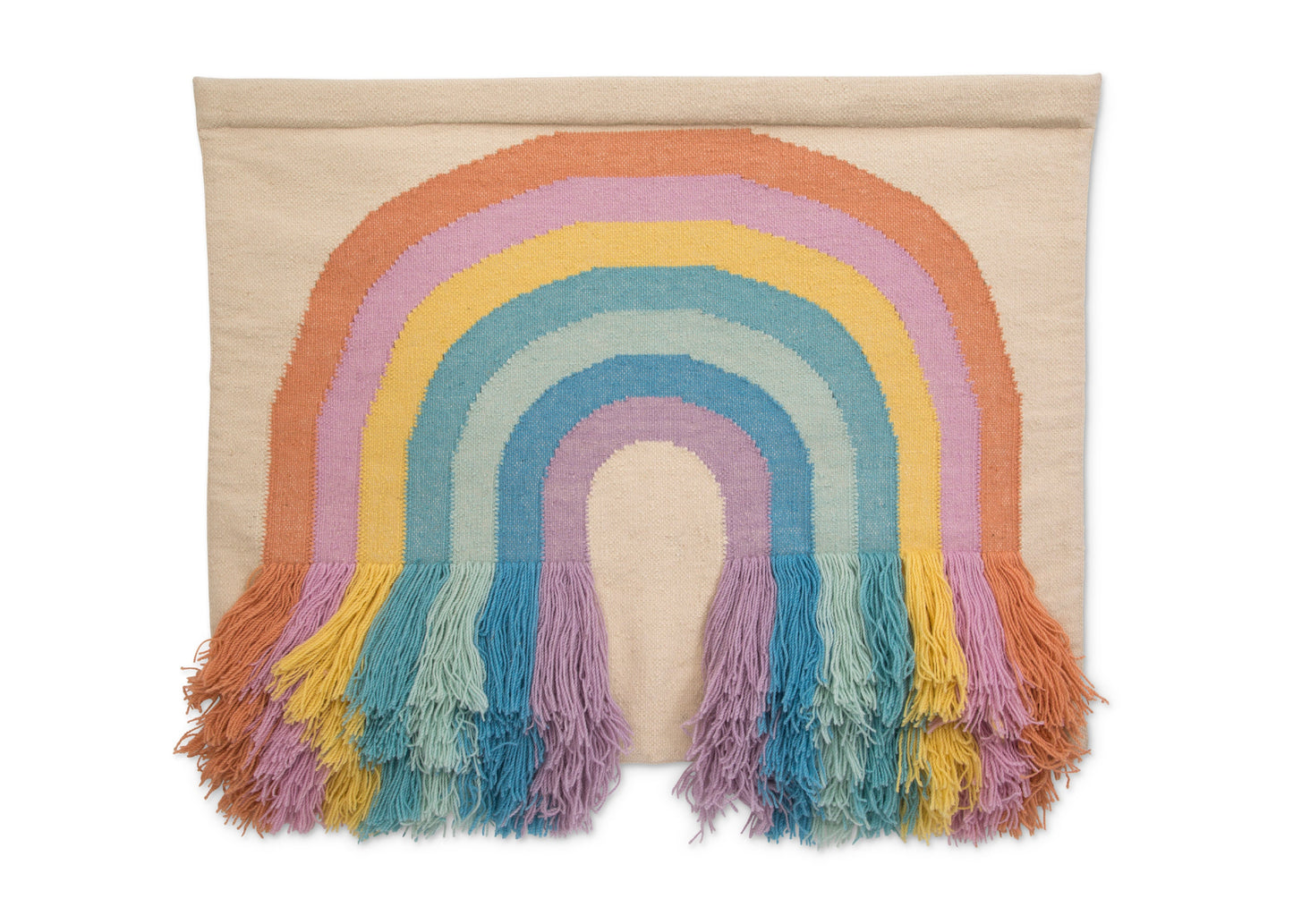 Handwoven Rainbow Wall Hanging