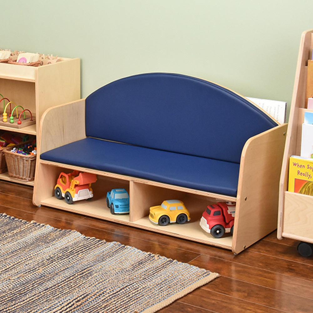 Classic Classroom Couch with Storage | Child-Sized & Durable